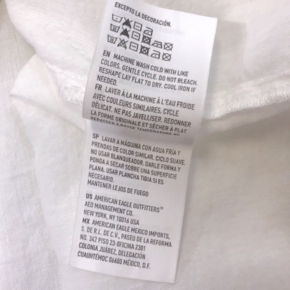 🦅AEO Boho Cold Shoulder Layered Cotton Crochet Trim Lingerie Strap - Picture 6 of 7